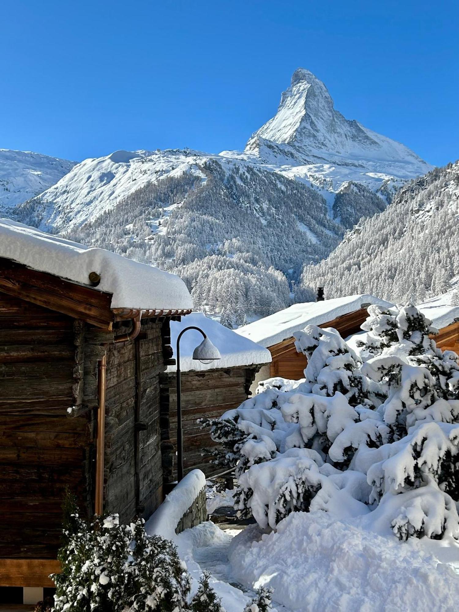 Chalet Coral Und Zermatter Stadel Eksteriør bilde